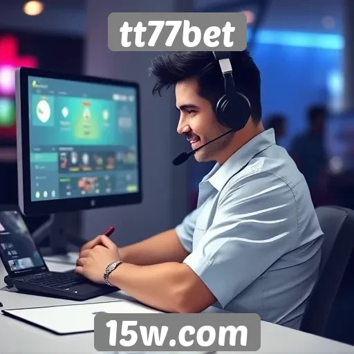 Desempenho do suporte ao cliente no tt77bet